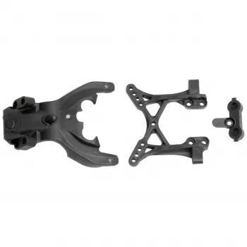 Reely RE-7766616 ponte ammortizzatori anteriore - alluminio, argento