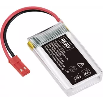 Reely pacco batteria LiPo 3,7V 800mAh 1S 25C softcase connettore BEC RE-7853487