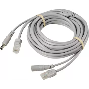 Sygonix SY-6441788 Cavo prolunga per telecamera di sorveglianza BNC + DC 20 m, nero
