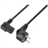 Sygonix SY-5243886 Cavo di collegamento per apparecchi 7,5 m nero