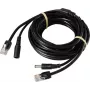 Sygonix Cavo per telecamera SY-6441782 - 10m cavo video e alimentazione CCTV, BNC su BNC + DC