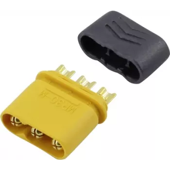 Reely MR30 Connettore servo maschio 3 pin maschio 30A 500V per modelli RC droni RE-6767715