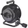 Sygonix SY-6618486 Avvolgicavo con 4 prese Schuko, 25 m cavo, nero