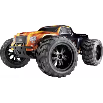 Reely Cimera Black Brushless 1:10 RC Monster Truck 4WD RTR 2,4 GHz con batteria e caricabatterie (RE-6914403)