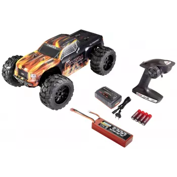 Reely Cimera Black Brushless 1:10 RC Monster Truck 4WD RTR 2,4 GHz con batteria e caricabatterie (RE-6914403)