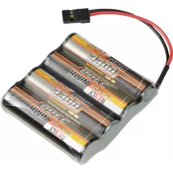 Reely pacco batteria NiMH 4,8 V 2300 mAh 4x AA Side-by-Side connettore JR (RE-7839753)