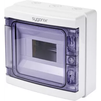 Sygonix SY-5491852 quadro di distribuzione da parete, 8 moduli, 1 fila, bianco