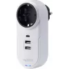 Sygonix SY-4512996 adattatore intermedio con USB, bianco
