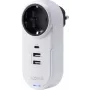 Sygonix SY-4512996 adattatore intermedio con USB, bianco