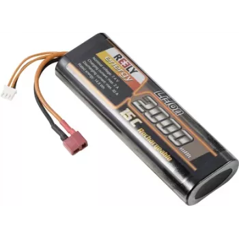 Reely batteria per radiocomando 7,4V 2000mAh 2S Li-Ion con T-Plug (RE-7853523)