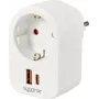 Sygonix SY-6713236 adattatore presa con 2 porte USB, tipo F, 3680 W, bianco
