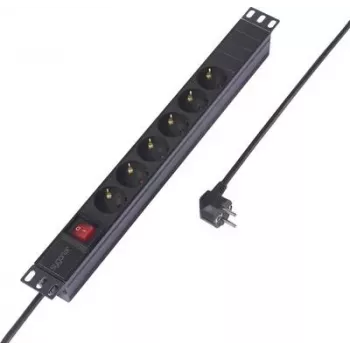 Sygonix SY-6736978 ciabatta per montaggio rack 19