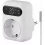 Sygonix SY-6824096 termostato con spina con programma settimanale, 16 A, 3680 W, LCD, antigelo, sicurezza bambini, bianco