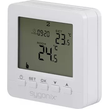 Sygonix SY-6805680 SY02B05RF termostato ambiente radio da parete con programma settimanale