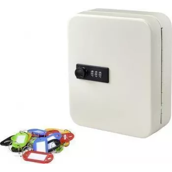 Sygonix Portachiavi SY-4737738, 20 ganci, bianco
