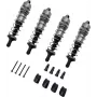 Reely RE-7414221 Set ammortizzatori (2 pezzi, alluminio, riempiti d'olio, 90 mm, blu)