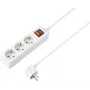 Sygonix SY-4890986 Ciabatta 6 prese con interruttore illuminato, cavo 1,5 m, bianca