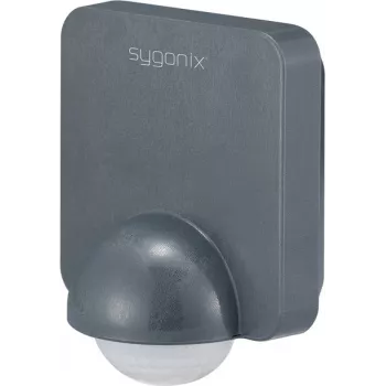 Sygonix SY-5836536 Rilevatore di movimento PIR a parete 360° relè grigio scuro IP54