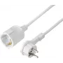 Sygonix SY-7165300 Prolunga 16 A bianca 5 m H05VV-F 3G 1,5 mm²