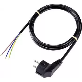 Sygonix SY-5043478 Cavo di alimentazione CEE 7/7 su IEC C13 2 m nero