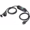 Sygonix SY-6052178 PRCD prolunga portatile con interruttore differenziale 230 V/AC 3 m nero IP44