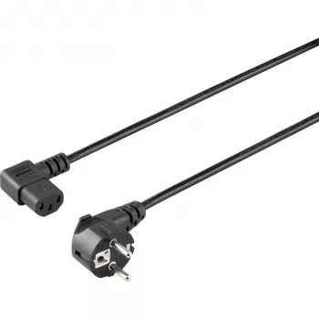 Sygonix SY-5042718 cavo di collegamento per apparecchi CEE 7/7 a IEC C13, 1,5 m, nero