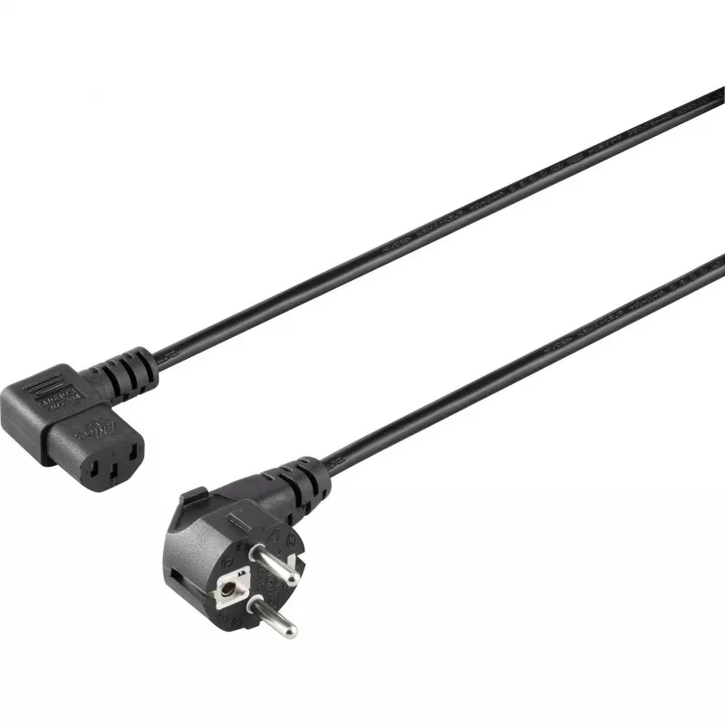 Sygonix SY-5042718 cavo di collegamento per apparecchi CEE 7/7 a IEC C13, 1,5 m, nero