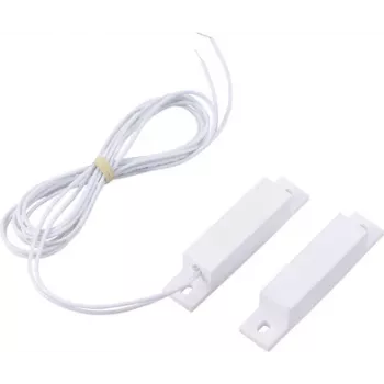 Sygonix SY-6056896 contatto magnetico NC 24 V/DC bianco per porte/finestre max. 15 mm