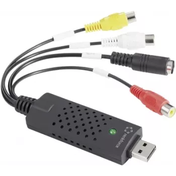 Renkforce RF-VC-120 video grabber con software di editing video, Plug and Play (RF-5044660)