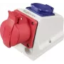 Sygonix SY-6271370 presa a parete CEE 16 A 5 poli 415 V/AC IP44 rossa