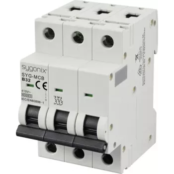 SYGONIX SY-6441064 interruttore automatico 3 poli 32A tipo B 6kA 415V AC