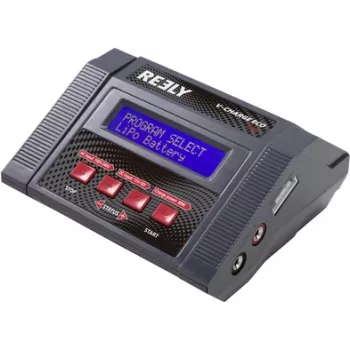 Reely V-Charger ECO 80 caricabatterie multifunzione per RC 80W AC/DC LiPo LiIon LiHV NiMH NiCd Pb Pb-Ca RE-7570029