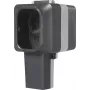 Sygonix SY-6670746 presa da parete 1 posto, bloccabile, inserti rotanti, IP55, grigia