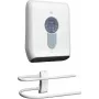 Sygonix SY-5050590 termoventilatore da bagno bianco 2000W con display LED, touch e telecomando, IP22 protezione contro gli spruzzi