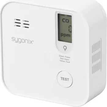 Sygonix SY-6418204 rilevatore di monossido di carbonio Wi-Fi con controllo tramite app e batteria da 5 anni