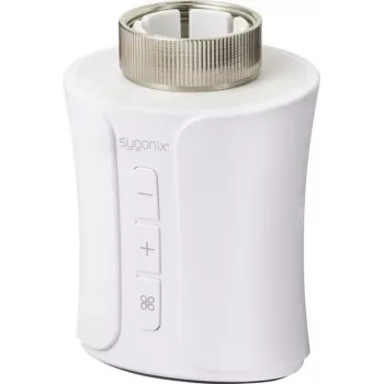 Sygonix SY-6752918 Termostato smart per termosifone Zigbee 3.0, elettronico, 5–35°C, bianco