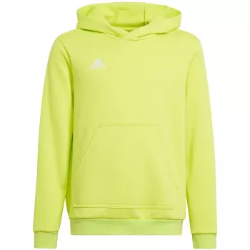 adidas Entrada 22 Felpa con cappuccio Lime HC5069 giovane 164