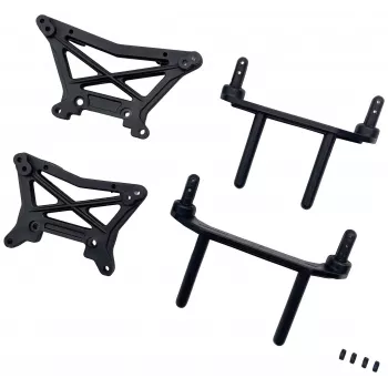 Reely RE-8378430 torretta ammortizzatori/supporto carrozzeria, ricambio per Rhino 2WD e Dune Fighter 2WD