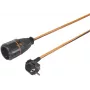 Sygonix SY-5597568 Prolunga 16 A nero, arancione 5 m bloccabile
