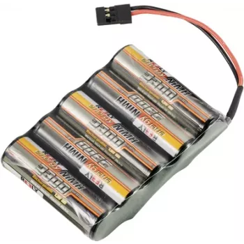 Reely Pacco batteria NiMH RC 6V 2300mAh 5x AA Side-by-Side connettore JR RE-7839756