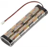Reely batteria NiMH per radiocomando 9,6V 2400mAh 8 celle Sub-C Stick Futaba RE-7851444