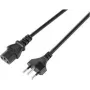 Sygonix SY-5243896 cavo di alimentazione CEE 7/7 a IEC C13 angolare 5 m nero