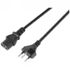 Sygonix SY-5243896 cavo di alimentazione CEE 7/7 a IEC C13 angolare 5 m nero