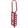 Sygonix SY-6872556 hasp di lockout 42 mm rosso