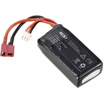 Reely Pacco batteria LiPo 7,4V 1800mAh 2S 25C T-Plug (RE-8705352)