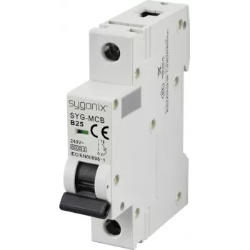Sygonix SY-6440884 SYG-MCB 1P/B25/6KA interruttore automatico magnetotermico 1 polo 25 A 240 V AC
