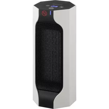 Sygonix SY-6735638 termoventilatore ceramico PTC bianco | 2000W termostato digitale, timer 12h, oscillazione, telecomando