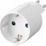 Sygonix SY-6949550 adattatore da viaggio Schuko su Swiss (tipo J su tipo F, 10 A, 250 V, nero)