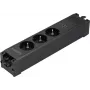Sygonix SY-6872236 modulo presa da incasso 3 posti senza interruttore, nero