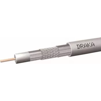DRAKA cavo coassiale 1,0/4,65 75 Ohm 200m bianco >100dB PE 60016703